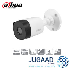 Cámara Bullet de policarbonato 1080p / 93 Grados de Apertura / Lente de 3.6mm