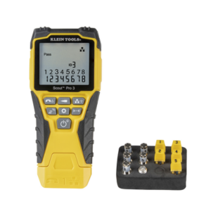 kit scout™ pro 3 probador de cables de voz (rj11/12), de datos (rj45) y de video (coaxial con conector f),