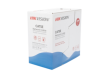 bobina de cable utp 305 metros (1000 pies) / cat5e (24 awg) / color azul / pvc (cm) / uso en interior / 100% cobre / aplicaciones de cctv y redes de datos