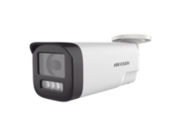 [audio bidireccional + dual light + colorvu] bala turbohd 4k (8 megapixel) / lente 3.6 mm / 80 mts ir exir + 80 mts luz blanca / micrófono y bocina integrado / exterior ip67 / metal / dwdr