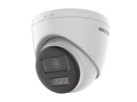 [audio bidireccional + dual light + colorvu] turret turbohd 4k (8 megapixel) / lente 2.8 mm / 40 mts ir exir + 40 mts luz blanca / micrófono y bocina integrado / exterior ip67 / dwdr