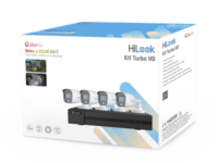 kit turbohd 1080p / dvr 4 canales / 4 cámaras bala colorvu con micrófono integrado / fuente de poder / accesorios de instalación