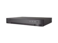 dvr 16 canales turbohd + 8 canales ip / 5 megapixel lite 3k lite / audio de dos vías por coaxitron / reconocimiento facial / acusense (evita falsas alarmas) / 1 bahía de disco duro / salida de video en full hd