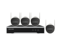 kit ip inalámbrico 4 megapixel / nvr 4 canales / 4 cámaras bala para exterior / 1 hdd de 1 tb / modo repetidor