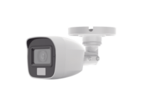 [sin logo de marca] [dual light + colorvu] bala turbohd 2 megapixel / 20 mts ir + 20 mts luz blanca / lente 2.8 (100° de visión) / exterior ip66 / audio por coaxitron / tvi ahd cvi cvbs / metal / smart hybrid light